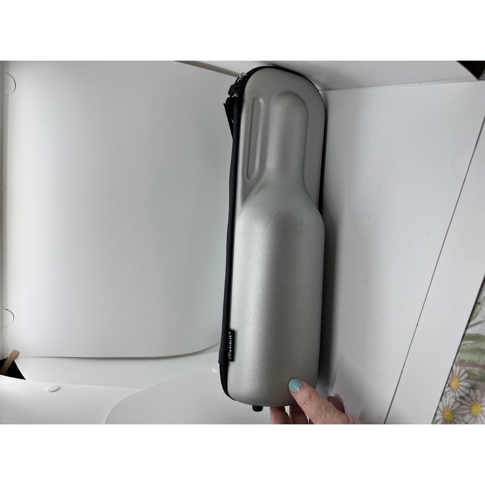 Rabbit Wine Bottle Chiller Insulated Carrier Case Silver Thermal Hardshell Tote